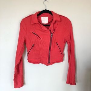 Cropped Moto jacket